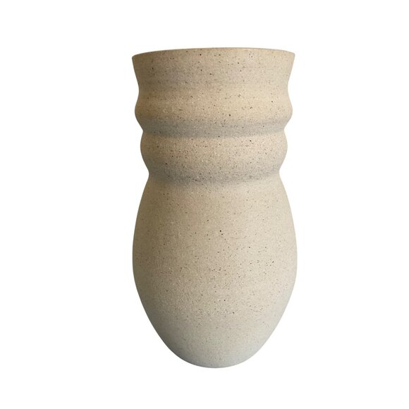 Large Orange Curvy Vase By Laura Melissa Pottery Ceramica Columbia - Picture 4 of 9